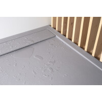 SANYCCES NEW YORK Rechteckige Duschwanne B-Ware 160 x 80 cm schwarz