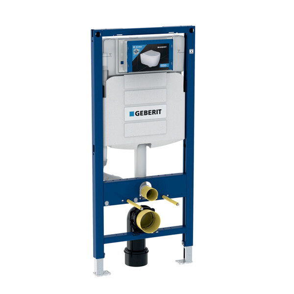 GEBERIT DUOFIX SIGMA WC Vorwandelement mit GEBERIT SIGMA20 Betätigungsplatte, verschiedene Farben