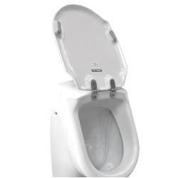 Urinal mit Deckel, Zulauf von hinten & Hygiene Glasur, weiß