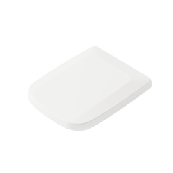 VIGOUR WHITE WC-Sitz eckig mit Absenkautomatik, weiß