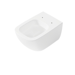 VIGOUR WHITE Wand WC spülrandlos mit PflegePlus mit SoftClose TakeOff WC-Sitz, weiß