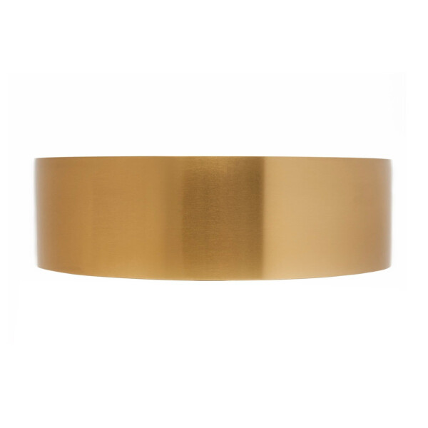 AURUM Edelstahl Aufsatzwaschbecken gebürstet Ø 38 cm, verschiedene Farben