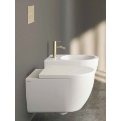 BB ARC Wand WC mit SoftClose WC-Sitz und Wand Bidet, verschiedene Farben