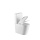BB FINE Stand-Kombi-WC Wasseranschluss von unten spülrandlos mit SoftClose WC-Sitz, weiß