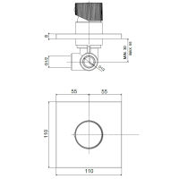 SAT EVOLUTION Unterputz Dusch-Brausebatterie Messing mit Einbaukörper, Chrom