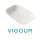 VIGOUR VOGUE Aufsatzschale ProtectPlus VIG Beschichtung  60x38cm, weiß