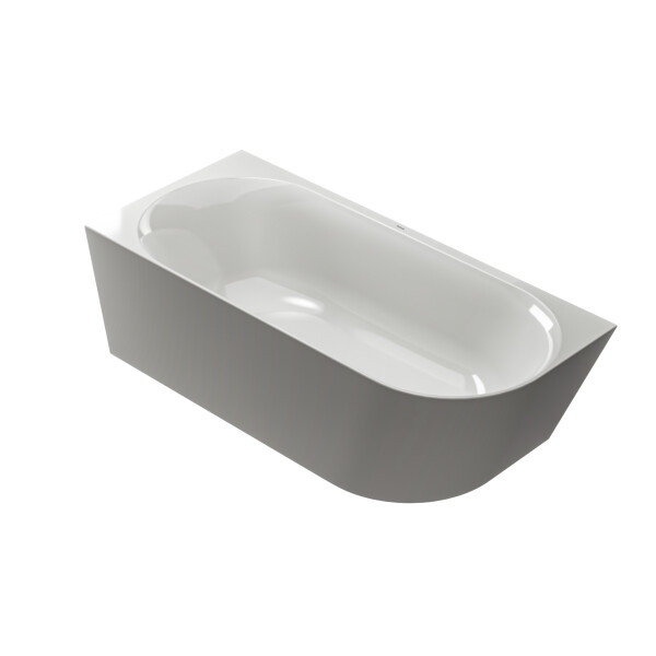 VIGOUR DERBY Raumeck  Badewanne Acryl mit Verkleidung o. Überlauf 180 x 80 cm weiß glanz, verschiedene Ausführungen