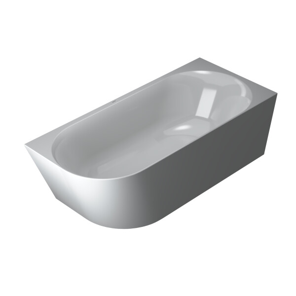 VIGOUR DERBY Raumeck  Badewanne Acryl mit Verkleidung o. Überlauf 180 x 80 cm weiß glanz, verschiedene Ausführungen