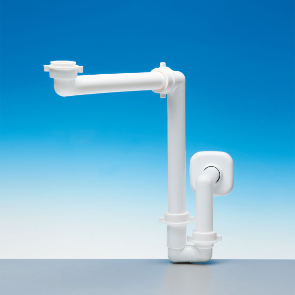 LIRA Raumsparsiphon 32 - 40 mm für Waschbecken und Möbelwaschtisch