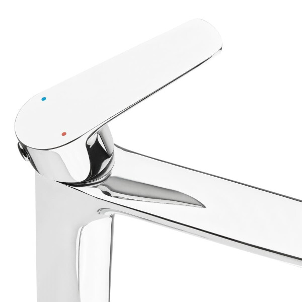 SAT MOOD Einhebel Waschticharmatur Auslaufhöhe 23,5 cm, Chrom