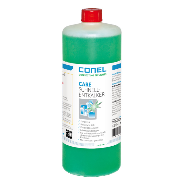 CONEL CARE Schnellentkalker 1 Liter Flasche Konzentrat