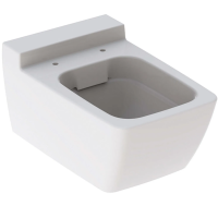 Geberit Xeno² Wand-WC Set spülrandlos mit SoftClose TakeOff WC-Sitz, weiß