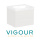 VIGOUR DERBY Möbelwaschtisch mit Waschtischunterschrank 56x46x55cm, PG2 weiß hochglanz
