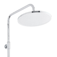 SAT Rain Duschsystem mit Thermostatarmatur Kopfbrause 25,4 cm, chrom