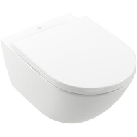 VILLEROY & BOCH Subway 3.0 Wand-WC spülrandlos TwistFlush mit Softclose WC-Sitz, weiß