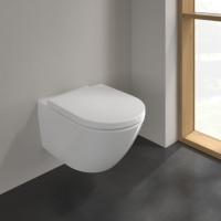 VILLEROY & BOCH Subway 3.0 Wand-WC spülrandlos TwistFlush mit Softclose WC-Sitz, weiß