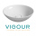 VIGOUR INDIVIDUAL 3.0 Aufsatzschale Mineralguss SolidPlus VIG Ø 40cm, weiß matt