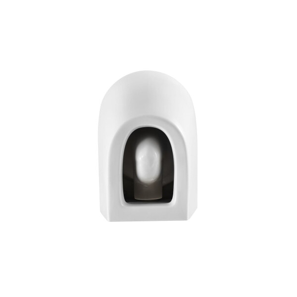 Swiss Aqua Technologies Wand-WC mit Tornado-Spülung und WC-Sitz mit SoftClose, glänzend weiß