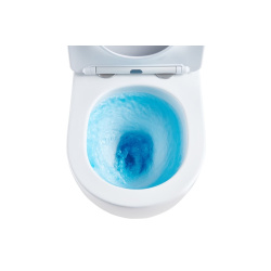 BB Wand-WC mit Tornado-Spülung und WC-Sitz mit SoftClose, glänzend weiß