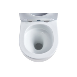 BB Wand-WC mit Tornado-Spülung und WC-Sitz mit SoftClose, glänzend weiß