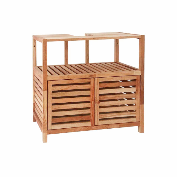 Naturel Home Holz Unterschrank 67,5x63x35,5 cm matt geölt, Walnussbraun