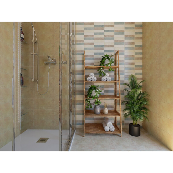 Naturel Home Regal 63 x 149 x 36,4 cm Massivholz matt geölt, Walnussbraun