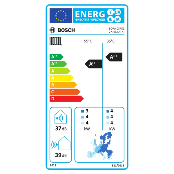 BOSCH Luft-Wasser-Wärmepumpe CS6800iAW 12 MB SWDP 300 OR-Pakete für monoenergetischen Betrieb und 1 Heizkreis mit Warmwasserbereitung und integriertem Pufferspeicher