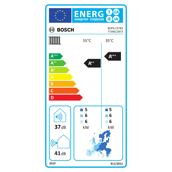 BOSCH Luft-Wasser-Wärmepumpe CS6800iAW 12 MB SWDP 300 OR-Pakete für monoenergetischen Betrieb und 1 Heizkreis mit Warmwasserbereitung und integriertem Pufferspeicher