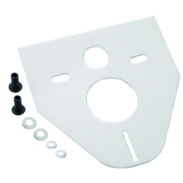 WC Schallschutz Set quadratisches Schallschutzpad für Wand-WC Bidet 