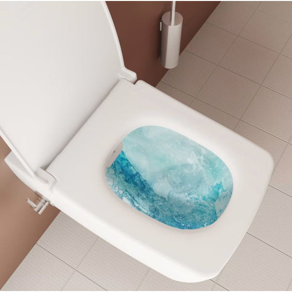 VitrA Aquacare Metropole Wand-Tiefspül-WC-Set mit Bidetfunktion, mit WC-Sitz mit integrierter Armatur