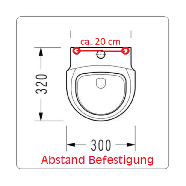 BB Urinal Zulauf von oben mit Deckel, Druckspüler, Ablaufsiphon & Hygiene Glasur, weiß