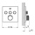 GROHE GrohTherm SmartControl Thermostat mit 3 Absperrventilen, Chrom