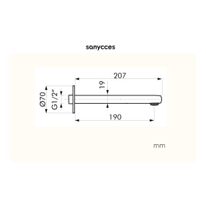 SANYCCES Dedal Wannenarmatur Wannenfüller...