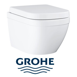 GROHE EURO-Keramik Wand WC Wirbelspülung mit...