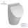 VILLEROY & BOCH O.NOVO Keramik Absaug Urinal mit CeramicPlus Beschichtung + Deckel, GEBERIT Vorwandgestell + Betätigungsplatte in chrom