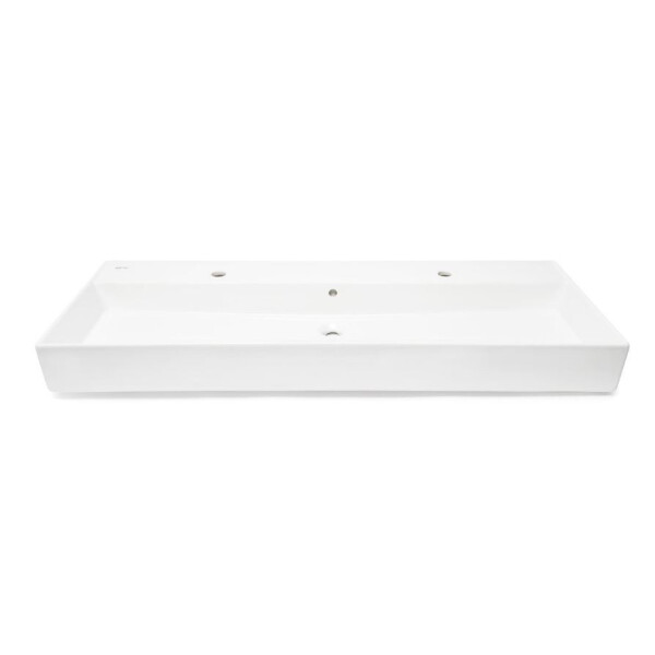 SAT Infinitio Doppelwaschtisch 121,4 cm x 46,9 cm in verschiedenen Farben