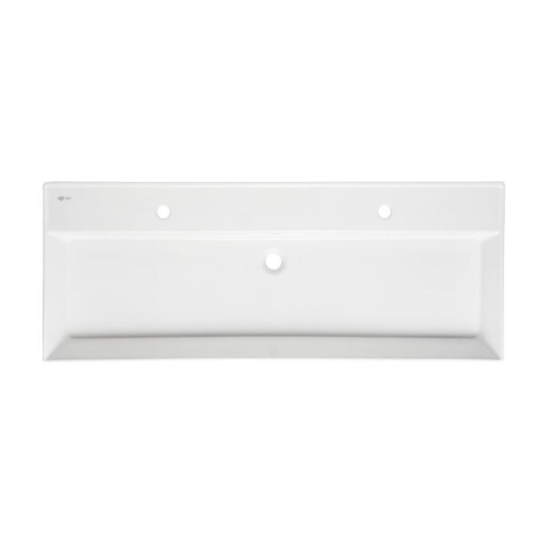 SAT Infinitio Doppelwaschtisch 121,4 cm x 46,9 cm in verschiedenen Farben