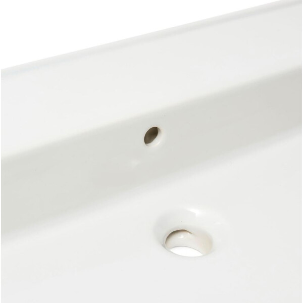 SAT Infinitio Doppelwaschtisch 121,4 cm x 46,9 cm in verschiedenen Farben