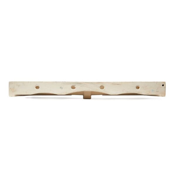SAT Infinitio Doppelwaschtisch mit Überlauf und Hahnlochbohrung 121,4 cm x 46,9 cm, weiß