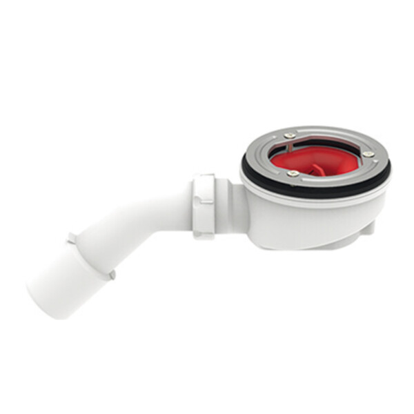 TRINNITY Duschwannenablauf Bauhöhe 60mm, für flache Duschwannen mit 90mm Ablauf