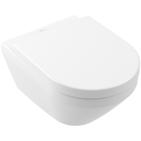VILLEROY & BOCH  Architectura Combi-Pack wandhängend TwistFlush[e³] mit WC-Sitz SoftClose und Quickrelease, weiß