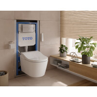 TOTO Vorwandelement für WASHLET mit automatischer Spülung, höhenverstellbar, passend für Auto-Flush Modelle