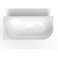 Swiss Aqua Technologies Eckbadewanne aus Gussmarmor 175 x 82