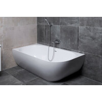 Swiss Aqua Technologies Eckbadewanne aus Gussmarmor 175 x 82