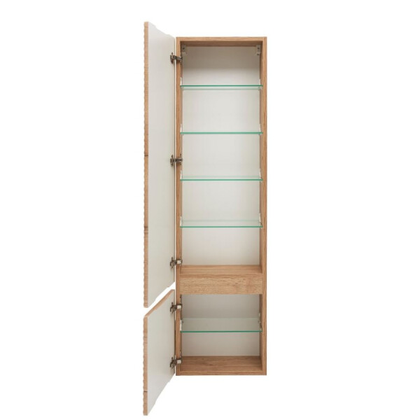 NATUREL Savona Badezimmerschrank höhe 160 cm, Eichenfarbe