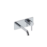 SANYCCES LOOP ColdOpen Wand-Waschtischarmatur Unterputz mit 18 cm Ausladung, chrom glänzend