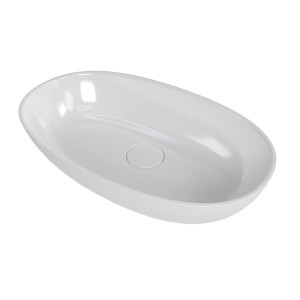 SAT Aula Aufsatzwaschbecken aus Gussmarmor  60 x 36 cm,...
