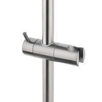 SAT Duschsystem Aurum mit Thermostatbatterie Kopfbrause ø 25 cm, schwarz metallisch