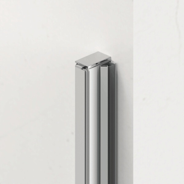 Swiss Aqua Technologies Fusion Nischentür Duschtür Walk-In 90 cm, Chrom