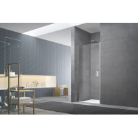 Swiss Aqua Technologies Fusion Nischentür Duschtür Walk-In 90 cm, Chrom